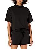 The Drop Women's Adeline Loose Short-Sleeve Mockneck Drop-Shoulder T-Shirt | Amazon (US)
