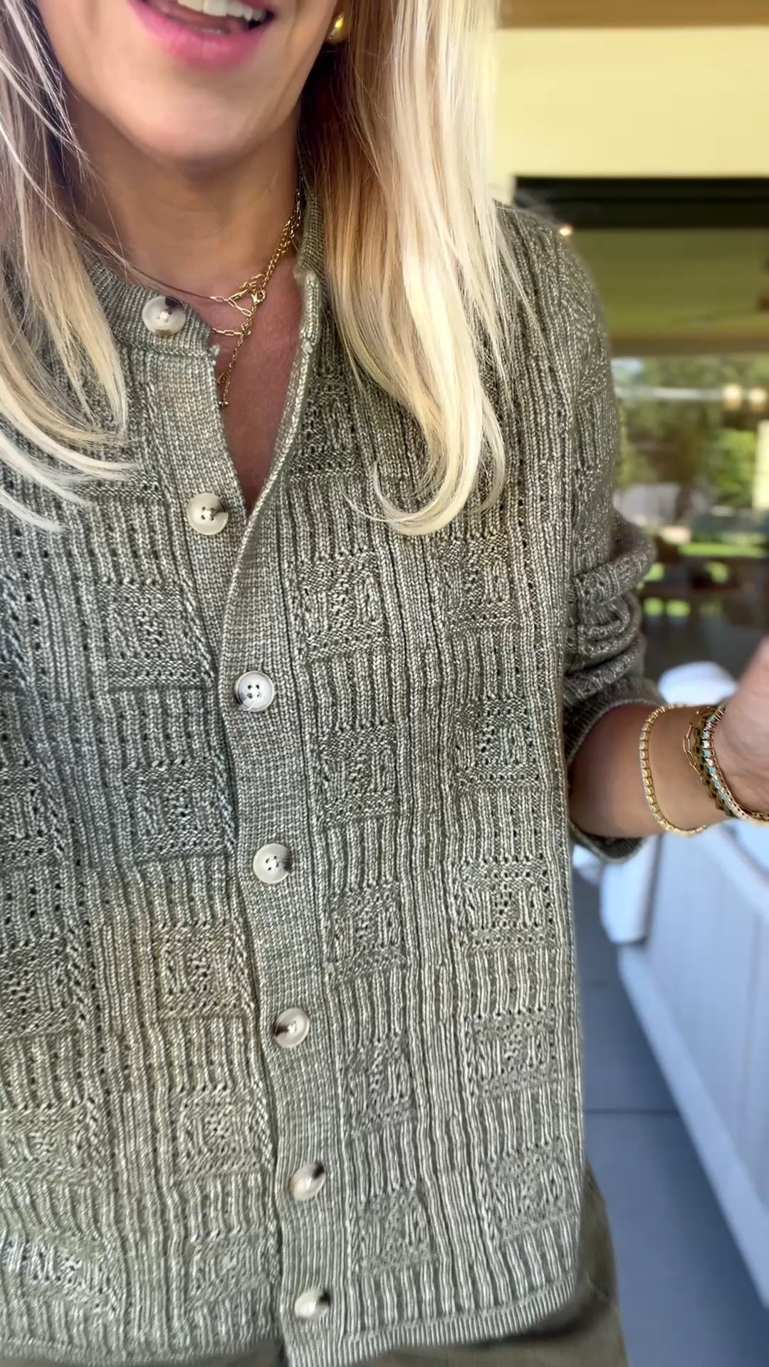 I sized up to a large in the cardigan and I love how it fits!
