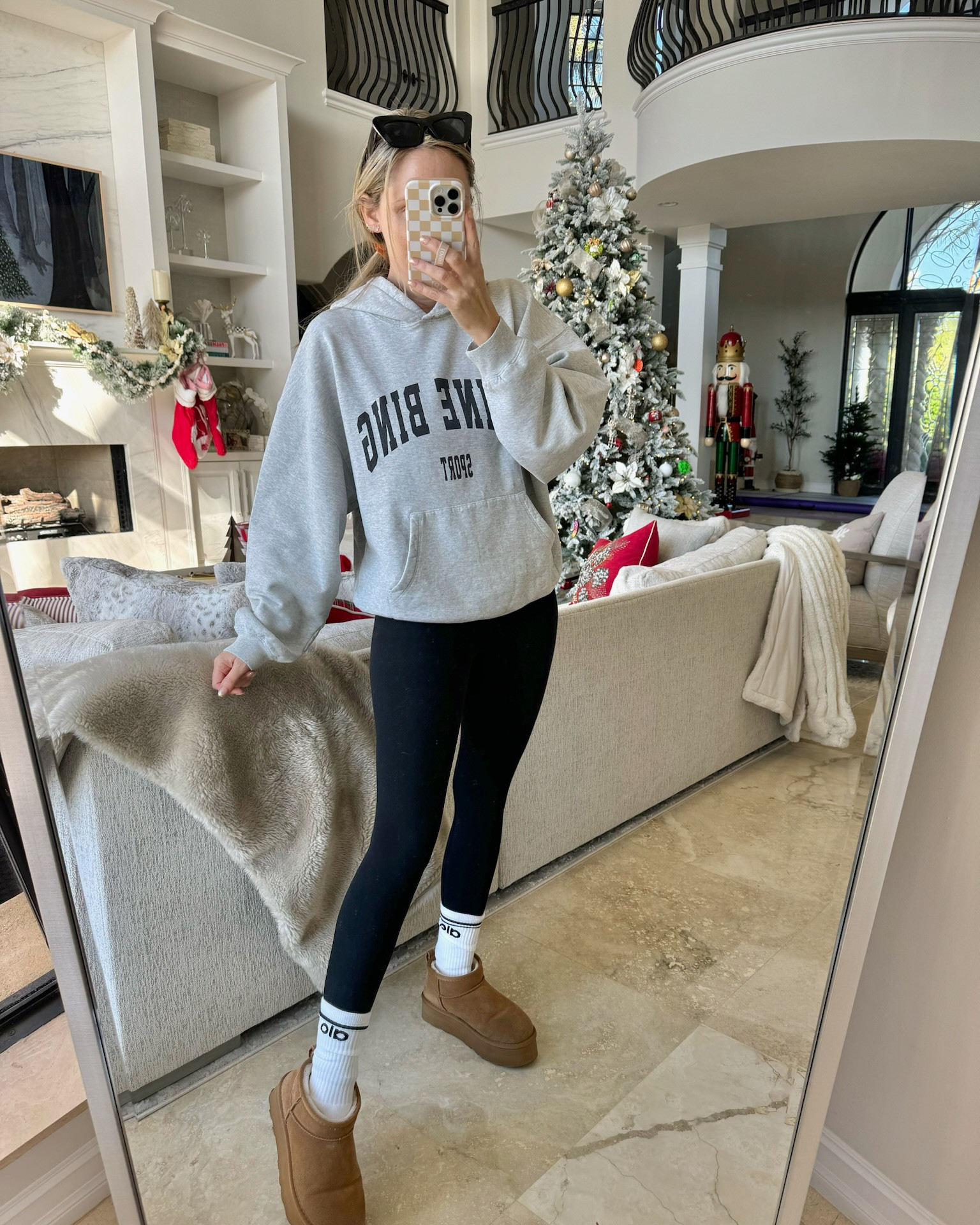 Go to comfy outfit! Love my Anine bing hoodie w my Uggs!!!!

#LTKstyletip #LTKover40 #LTKshoecrush