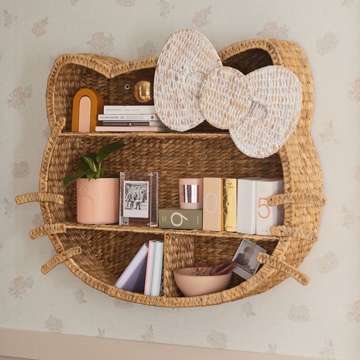 Hello Kitty® Woven Bookcase | Pottery Barn Teen