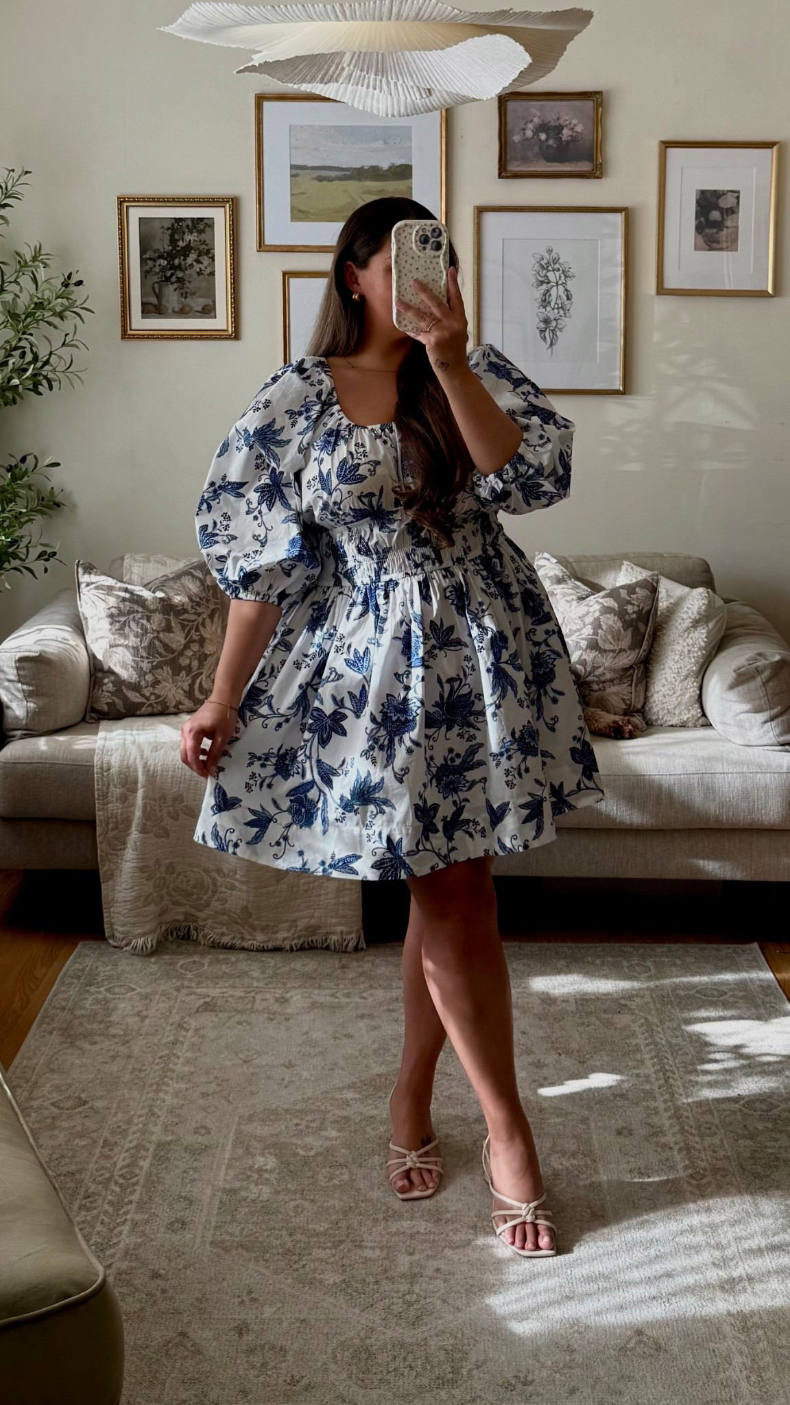 Mid-size summer dress outfit 🤍✨🩵

#LTKsummer #LTKmidsize #LTKspring