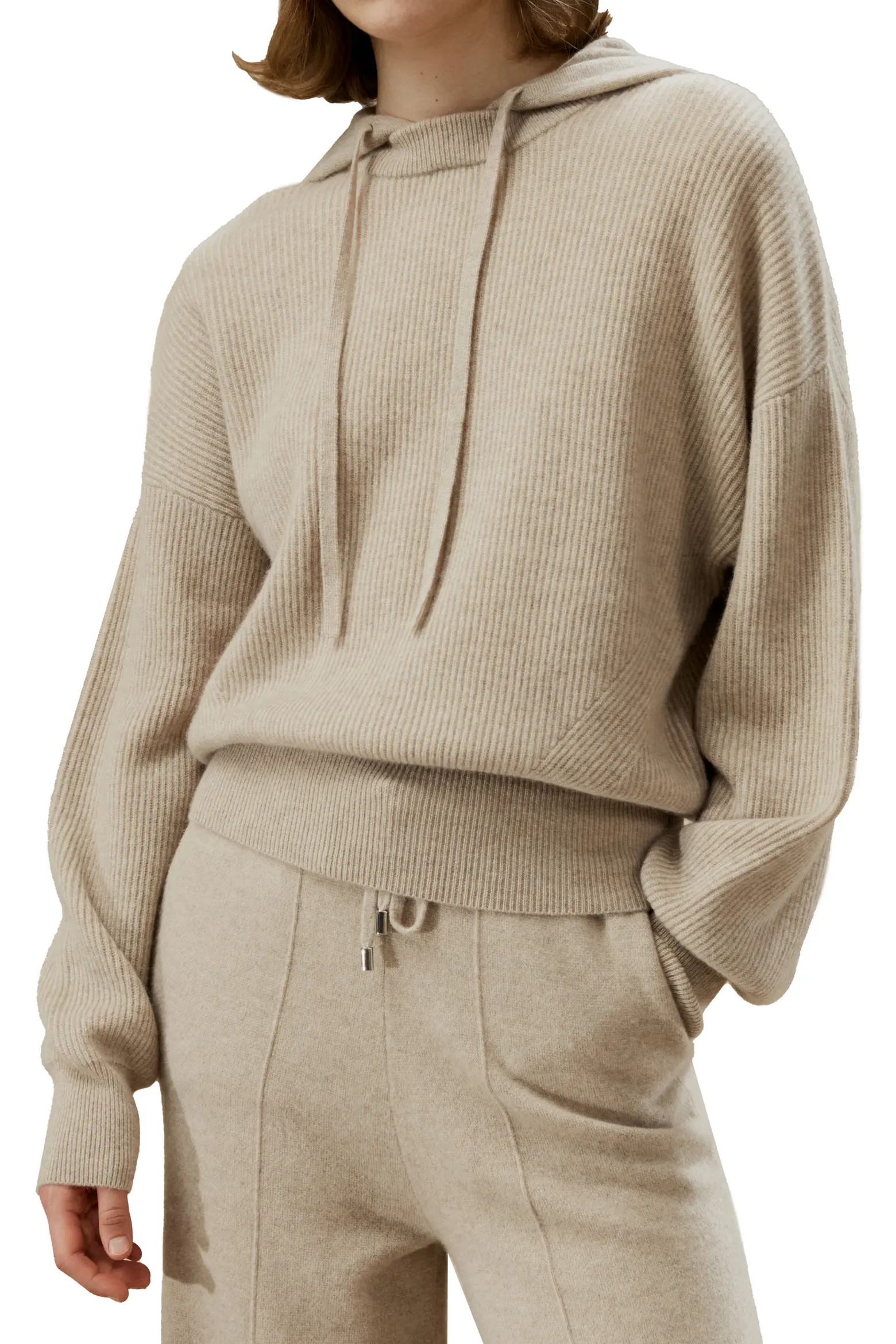 Lilysilk Women's Eshe 2-in-1 Cashmere Detachable Hoodie (Women) | Nordstrom | Nordstrom