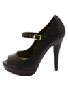 Click for more info about Peep Toe Platform Mary Jane Pumps