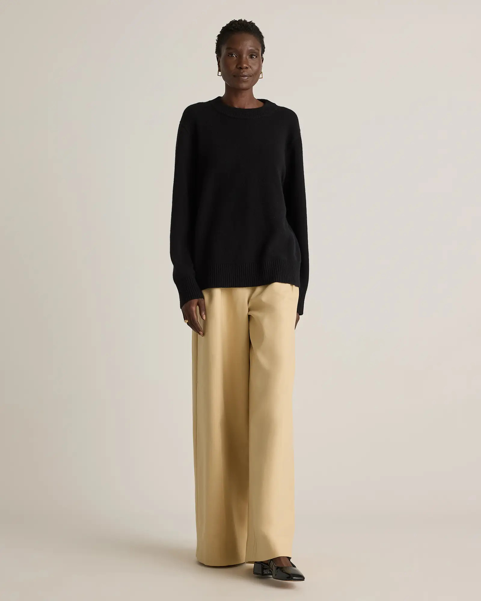 Mongolian Cashmere Oversized Crewneck Sweater | Quince