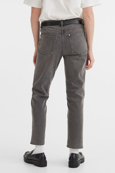 Straight Regular Ankle Jeans | H&M (US + CA)