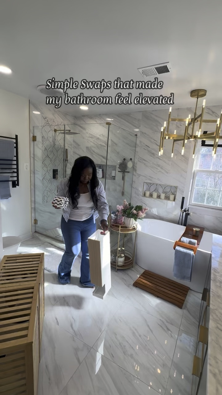 Simple swaps that make my bathroom feel elevated 👌🏾

#LTKSaleAlert #LTKHome