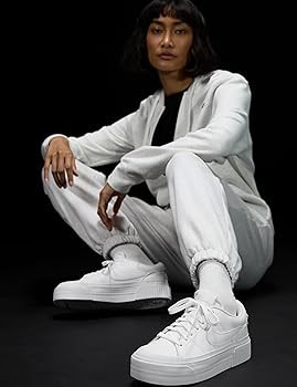 Amazon.com | Nike Women's Court Legacy Lift Shoes, White/White-White, 6.5 | Fashion Sneakers | Amazon (US)