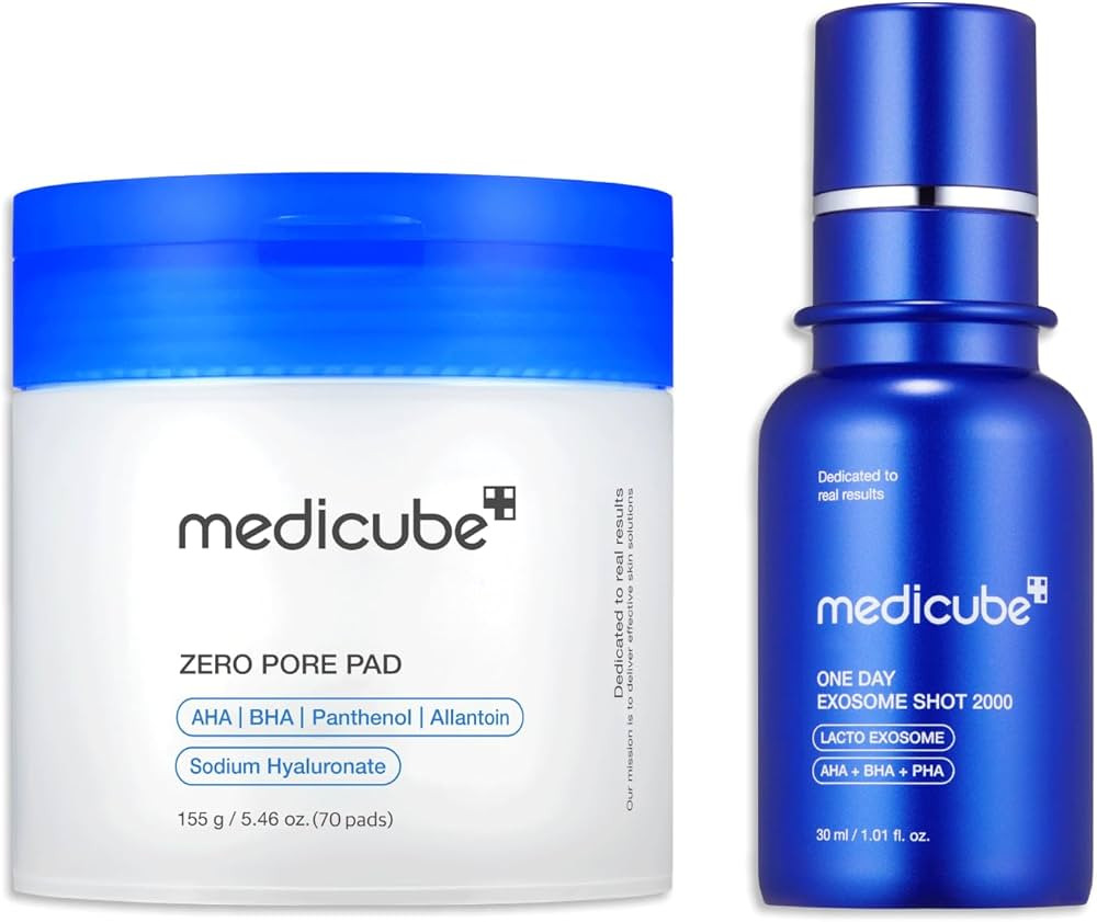 medicube Daily Toner Pads with Exosome 2000 for Pore Care: medicube Zero Pore Pads 2.0 and Zero E... | Amazon (US)