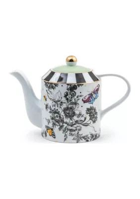 MacKenzie-Childs Butterfly Toile Teapot, 3 Quart | Belk