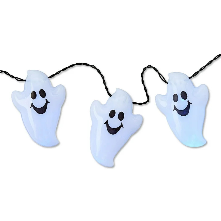 Light up Ghost Necklace Way to Celebrate Halloween Party Favor for Boys Girls Adults Children | Walmart (US)