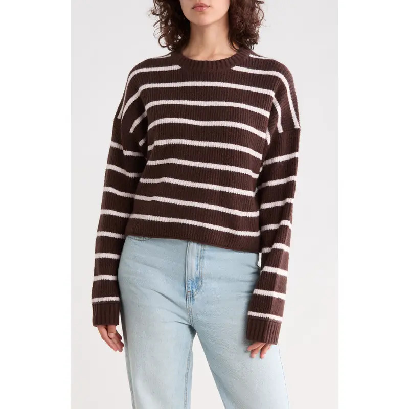 Abound Cozy Crew Pullover Sweater in Yellow Mellow at Nordstrom Rack, Size X-Large | Nordstrom Rack