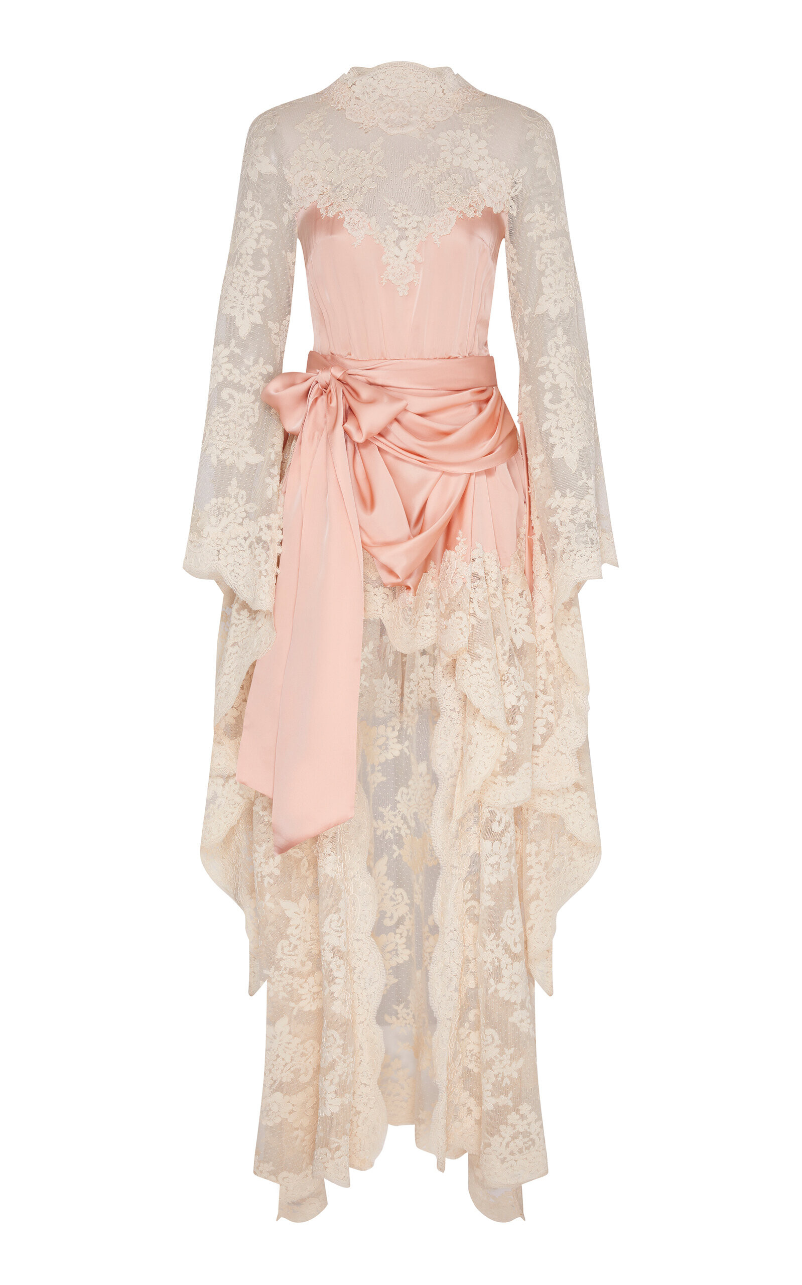 Hypnotic Draped Silk-Satin Dress | Moda Operandi (Global)