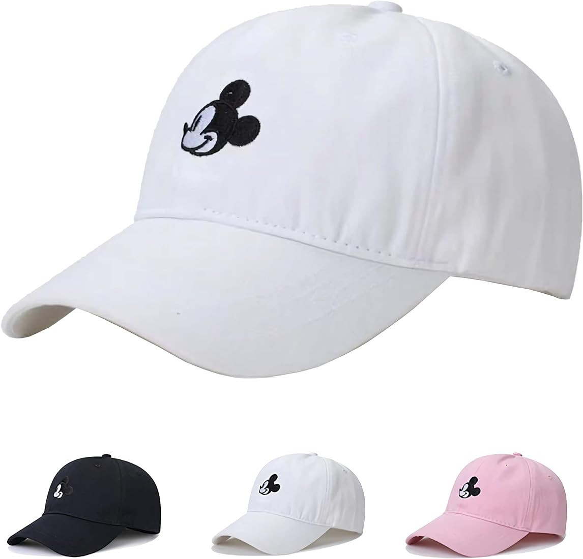 MOMODEER Cartoon Baseball Cap for Men and Women, 1OO% Cotton Embroidery Adjustable Baseball Hat f... | Amazon (US)