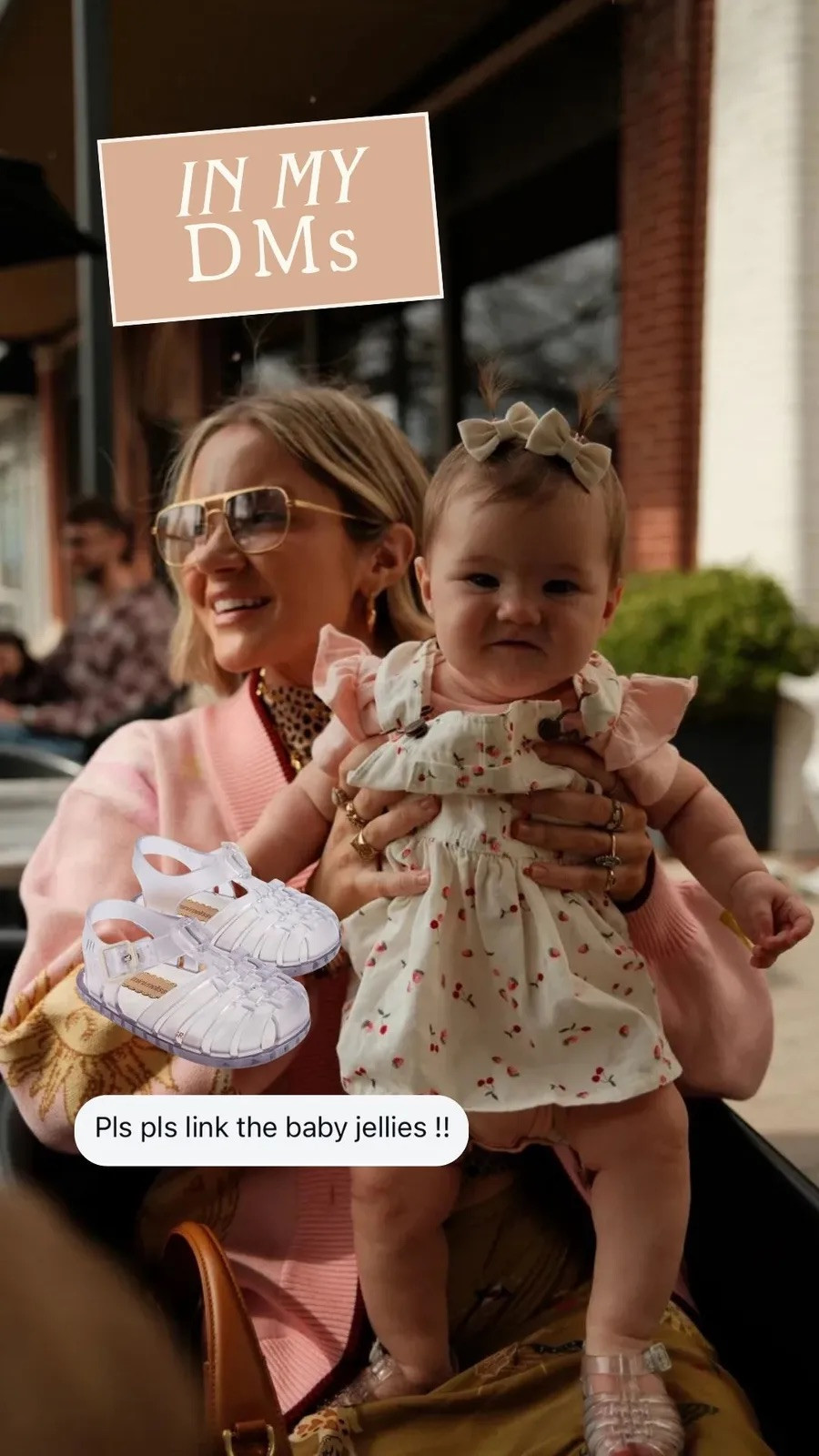 In my DMs! The cutest baby jellies for summer!

#LTKKids #LTKBaby