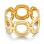 Chunky Gold Bangles Bracelet for Women Trendy Statement Bracelet Dainty Charm Gold Jewelry | Amazon (US)