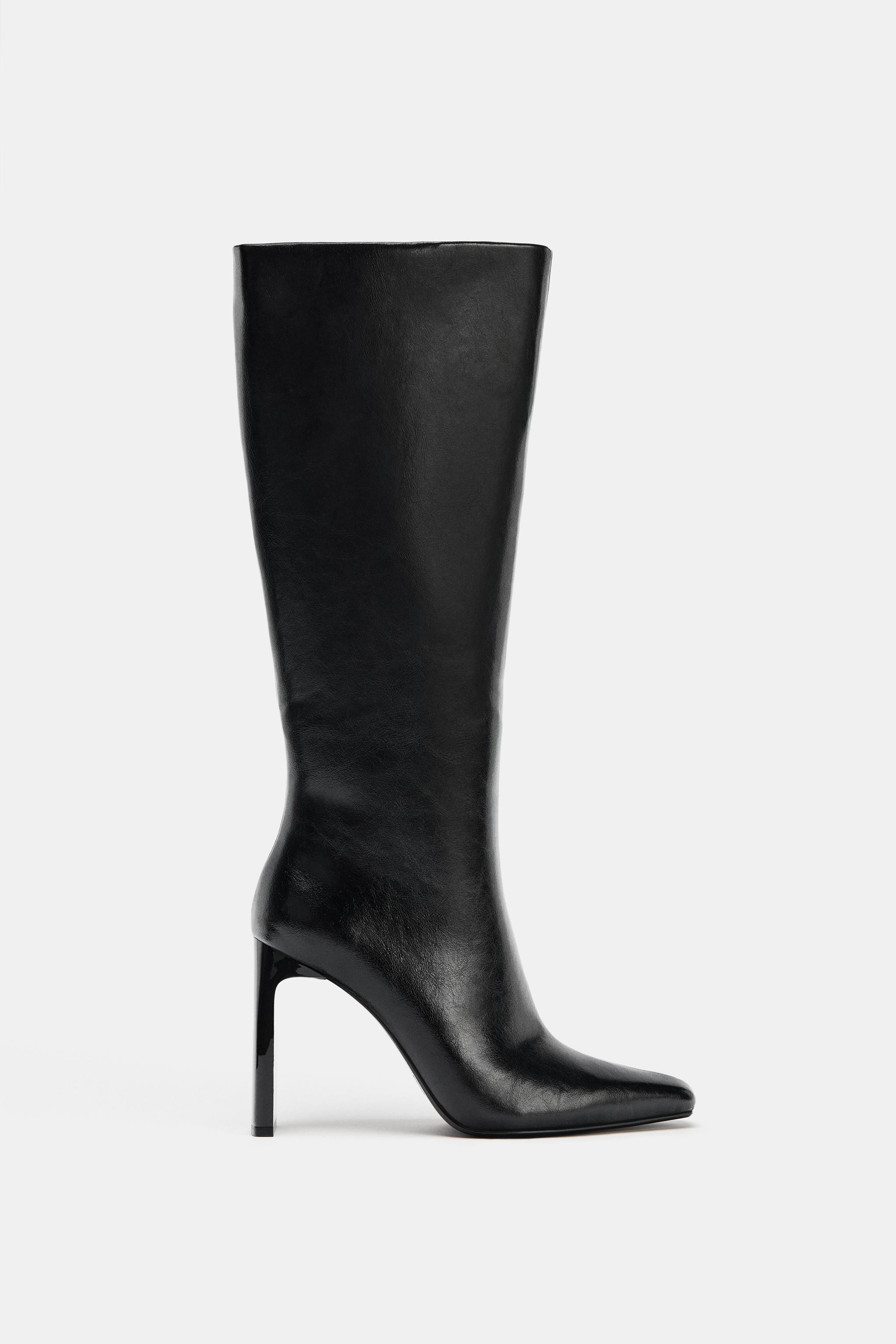 POINTED TOE HEEL BOOTS | Zara US