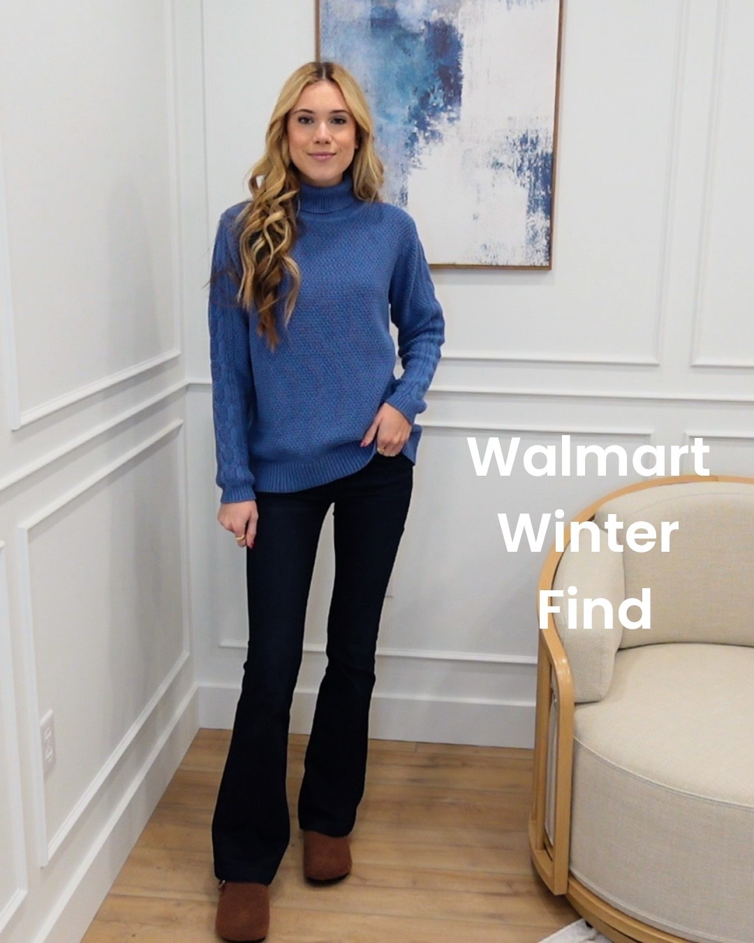 Walmart winter find! ❄️ This cozy blue sweater is soft, warm, and perfect for layering with your favorite jeans and boots. It’s an easy go-to for errands, weekends, or casual days — all for a budget-friendly price.

#LTKWorkwear #LTKSeasonal #LTKFindsUnder50