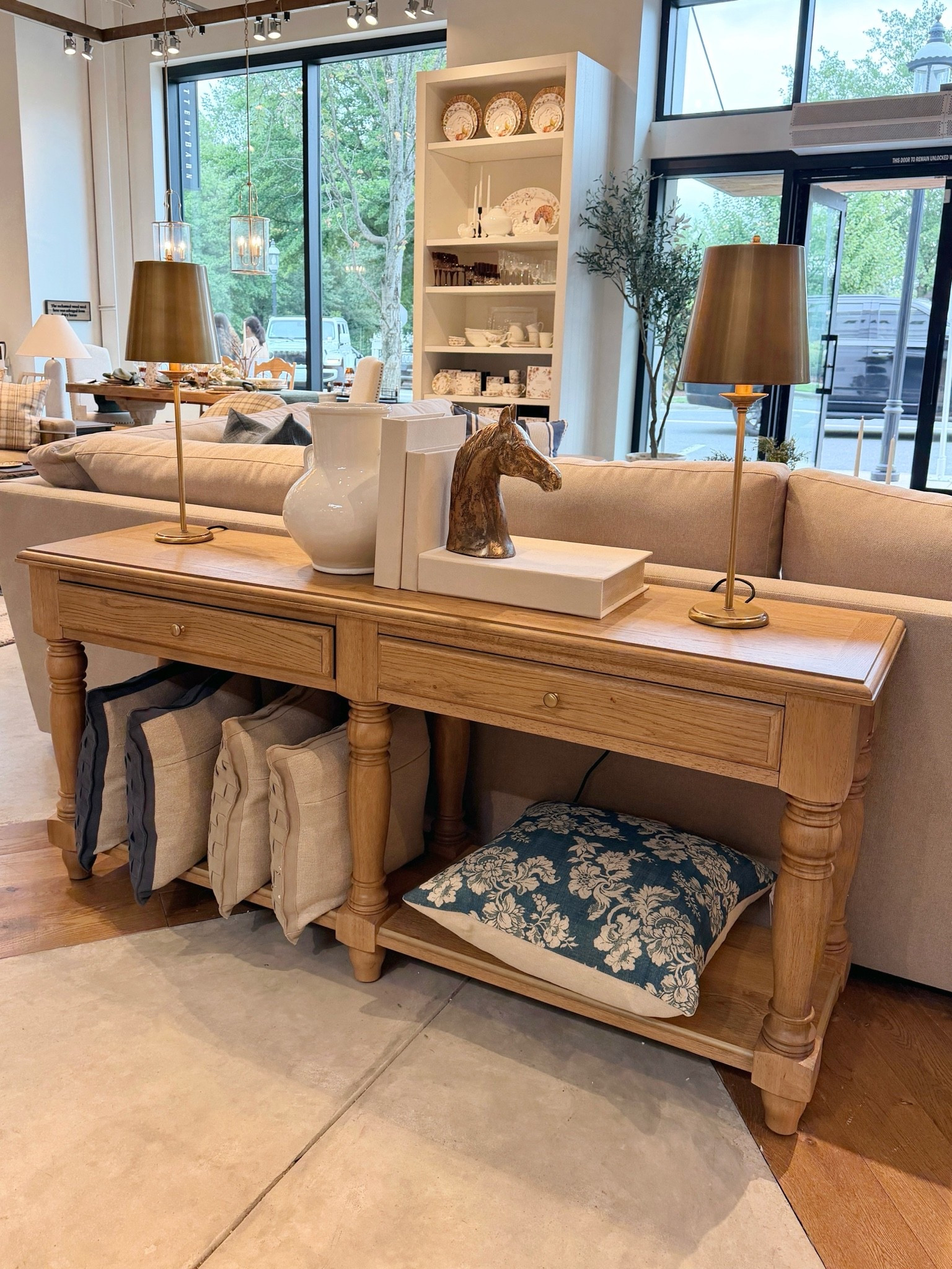 New at Pottery Barn! ☺️ The Sawyer Console Table in the Warm Wheat finish is full of timeless character. 🌾 I love how the neutral wood tones and classic detailing create an inviting, collected look that’s perfect for an entryway or behind a sofa. I’ve linked it in my LTK! 💫 @potterybarn #consoletable #modernfarmhouse #homeinspo

#LTKHome #LTKSaleAlert
