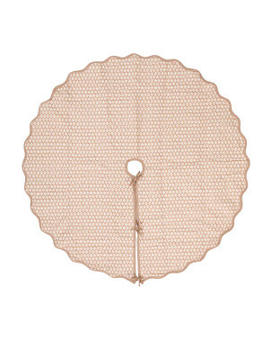 Chloe Block Print Tree Skirt | Garlands & Trimmings | Marshalls | Marshalls