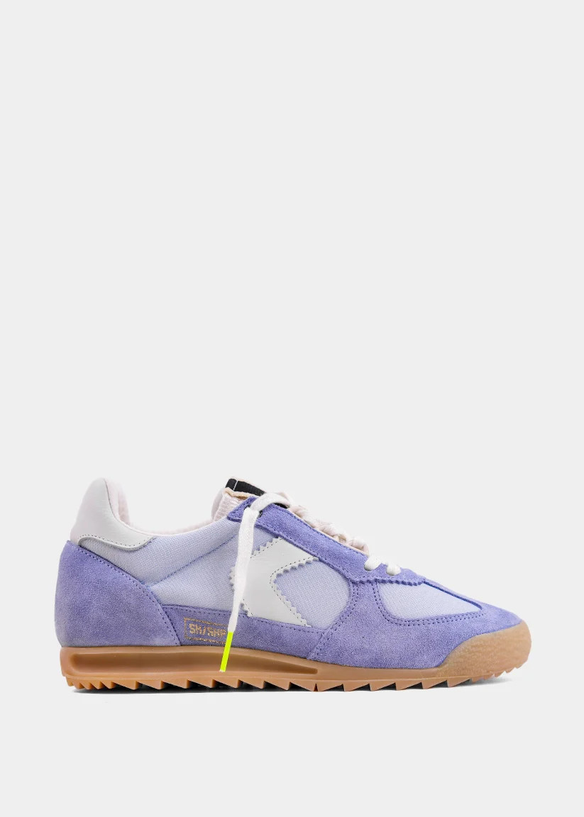 SURI Light Blue Suede Sneaker | Made in Spain | Soft Denim-Inspired Look | SHUSHOP
