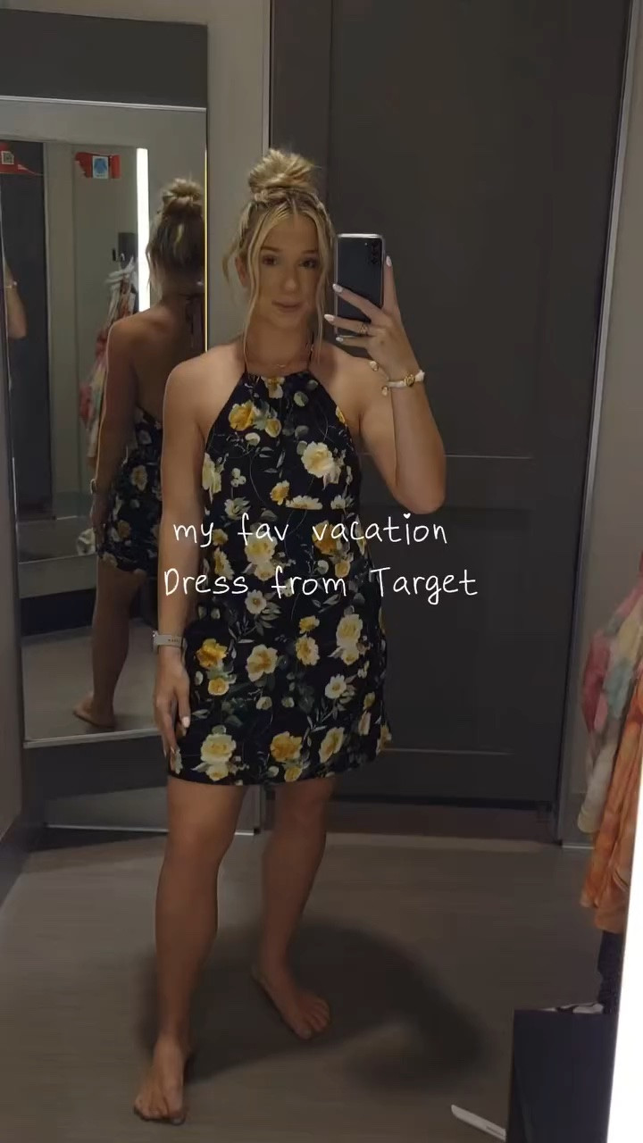 How cute is this little dress from Target! Perfect vacation dress! Comment "NEW" and ill send you the link!