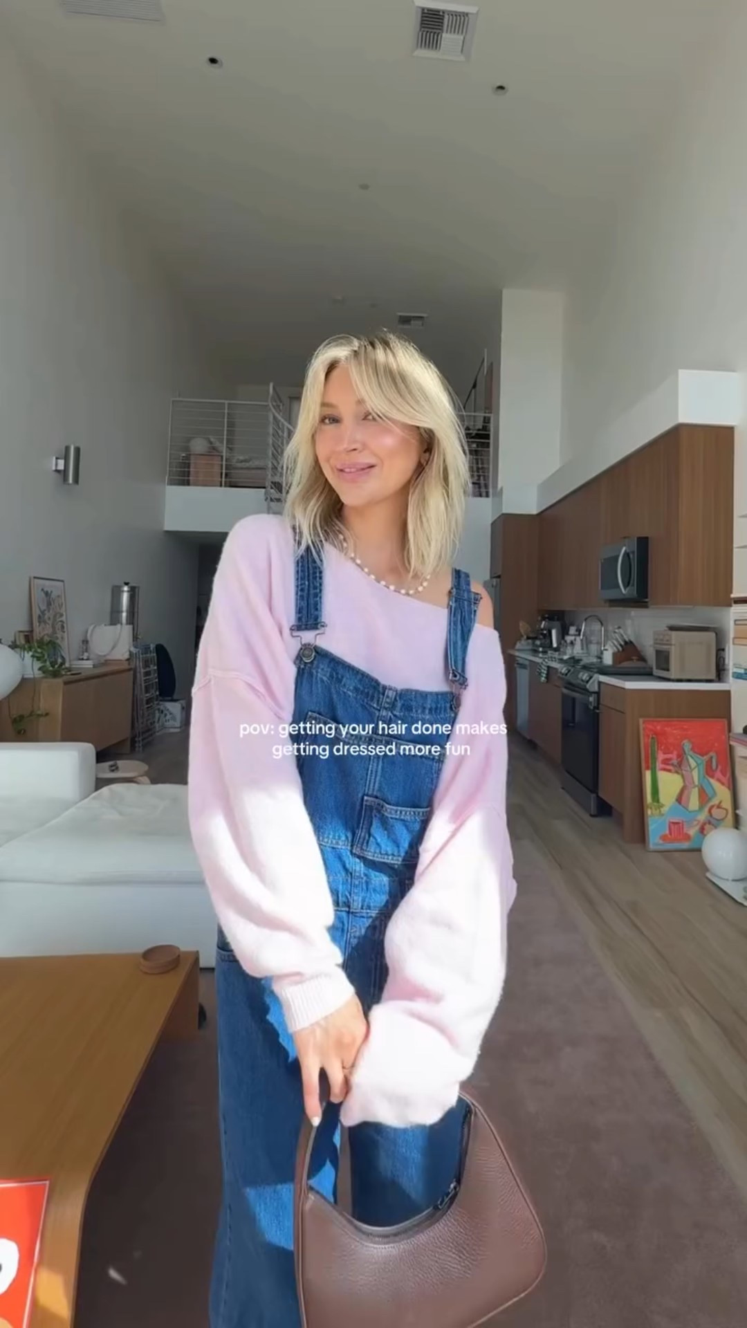 spring personality unlocked #springstyle #lobhaircut #freepeoplestyle