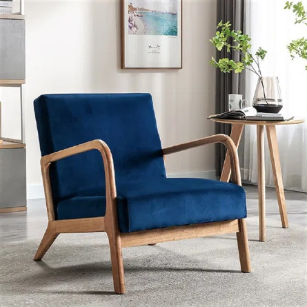 Everly Quinn Kreindy 25.196'' Wide Velvet Armchair | Wayfair | Wayfair North America
