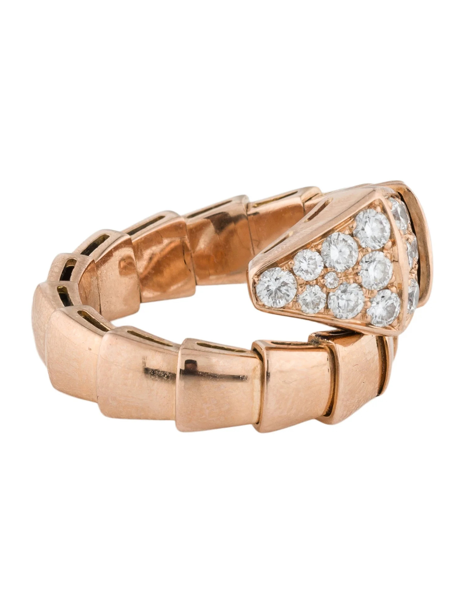 18K Diamond Serpenti Ring | The RealReal