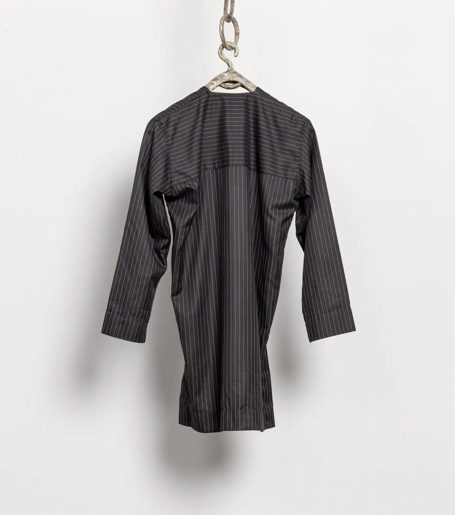 PIN STRIPE SHIRT Dress Vintage Minimalist Long Sleeve / Medium - Etsy Canada | Etsy (US)