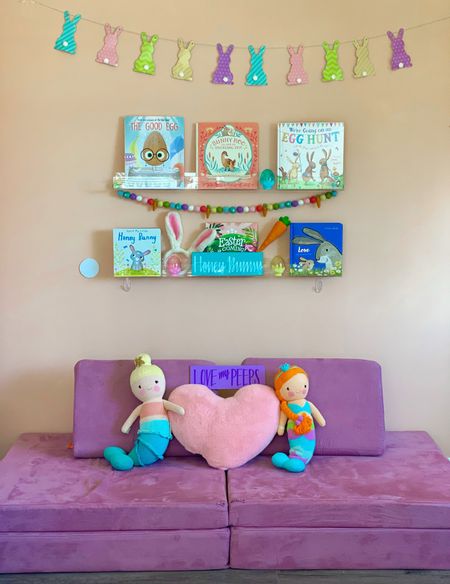 Kids Easter Room Decor 💜✨#nuggetcomfort #cuddleandkinddolls #books #kidsbooks

#LTKkids #LTKfamily #LTKSeasonal