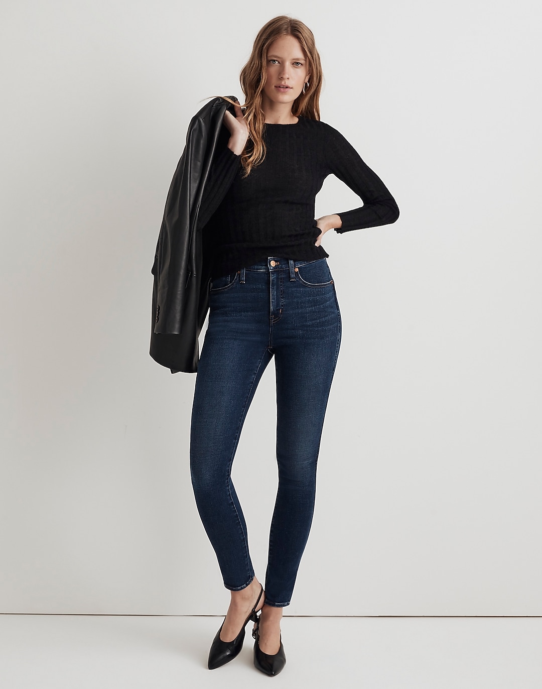 10&quot; High-Rise Skinny Jeans in Kingston Wash | Madewell