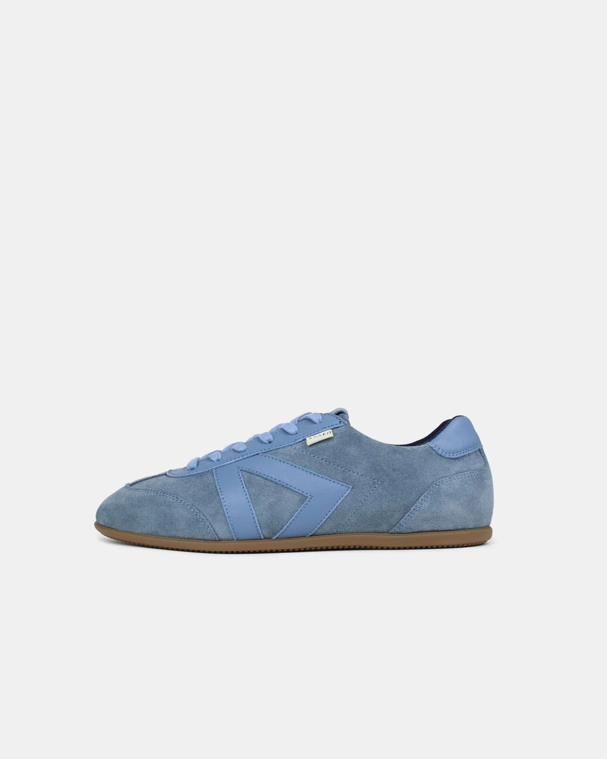 Sans Matin Iris Men's Low Top Sneakers | Denim Blue Suede & Leather | Quality Comfort Style | Lux... | SANS MATIN US