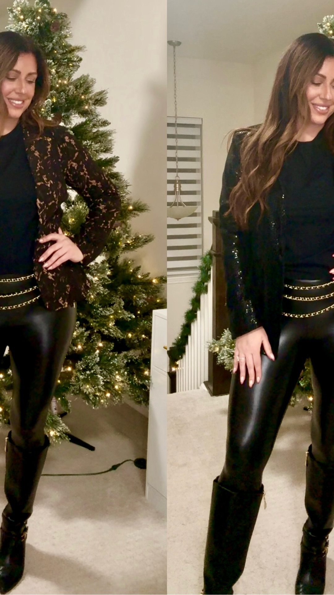 The holiday season is the best time to add some fun to your wardrobe! Not sure which one I like better, but both are perfect for any holiday look! 

#LTKMidsize #LTKCyberWeek #LTKHoliday