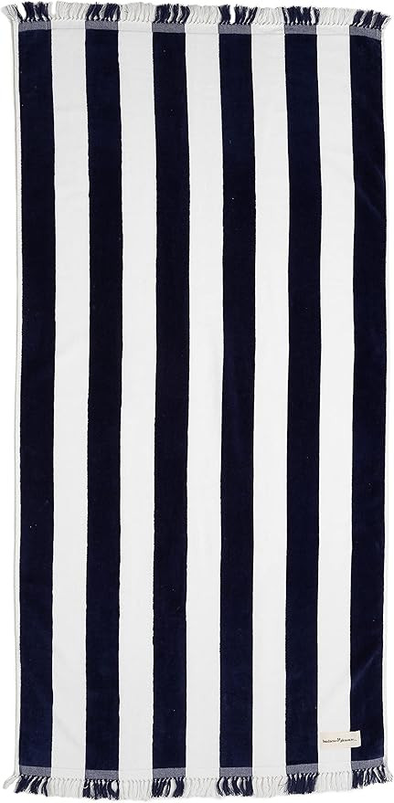Business & Pleasure Co. Holiday Beach Towel - Luxurious Beach & Pool Towels with Tassels - Soft S... | Amazon (US)