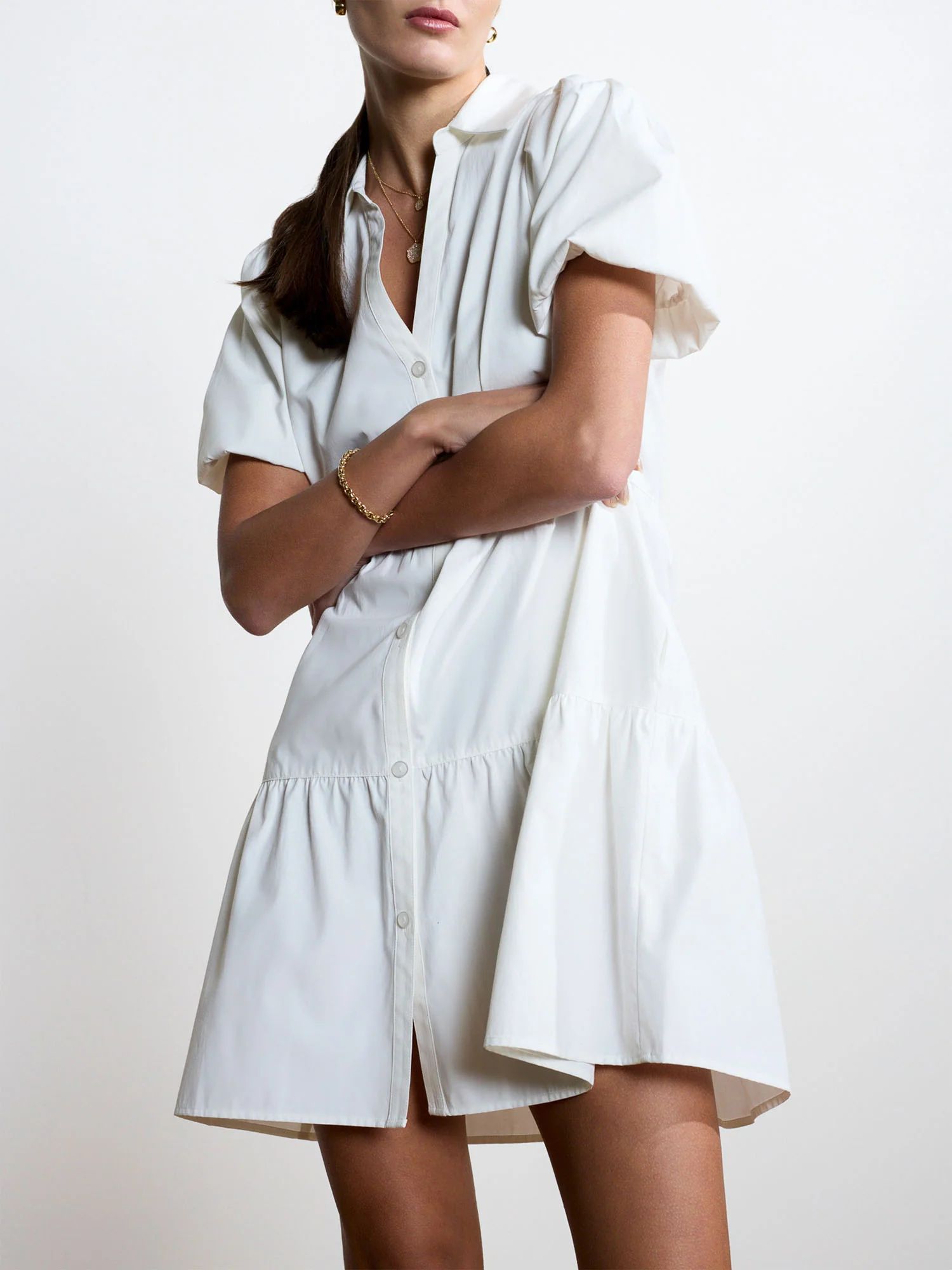 Brochu Walker | Women's Havana Mini Dress in Ivory | Brochu Walker