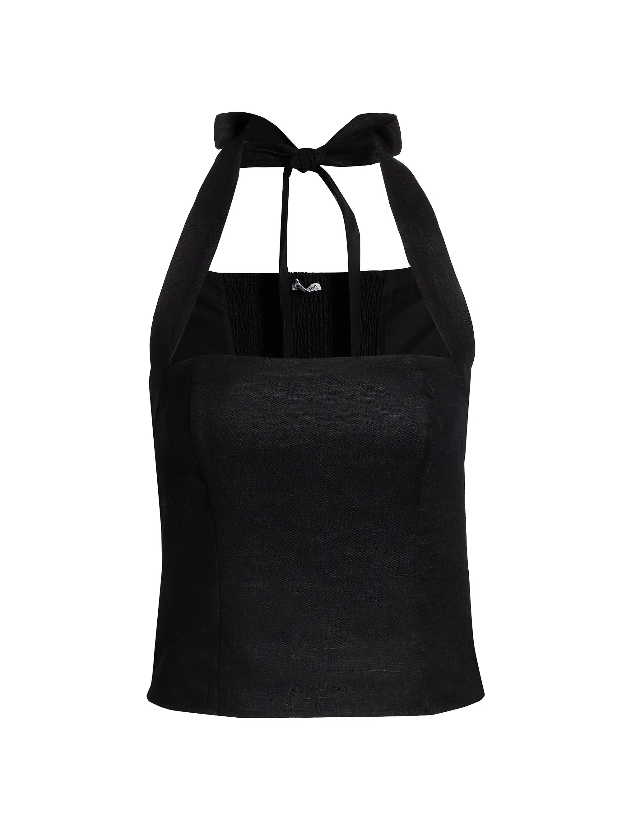 Malika Linen Halter Top | Saks Fifth Avenue