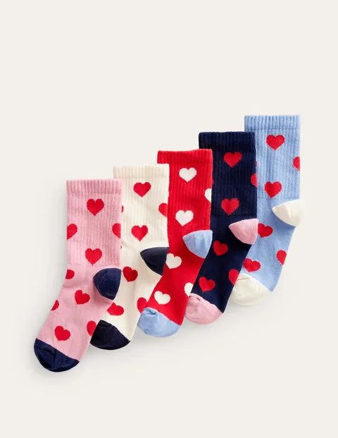 Ribbed Socks 5 Pack | Boden (US)