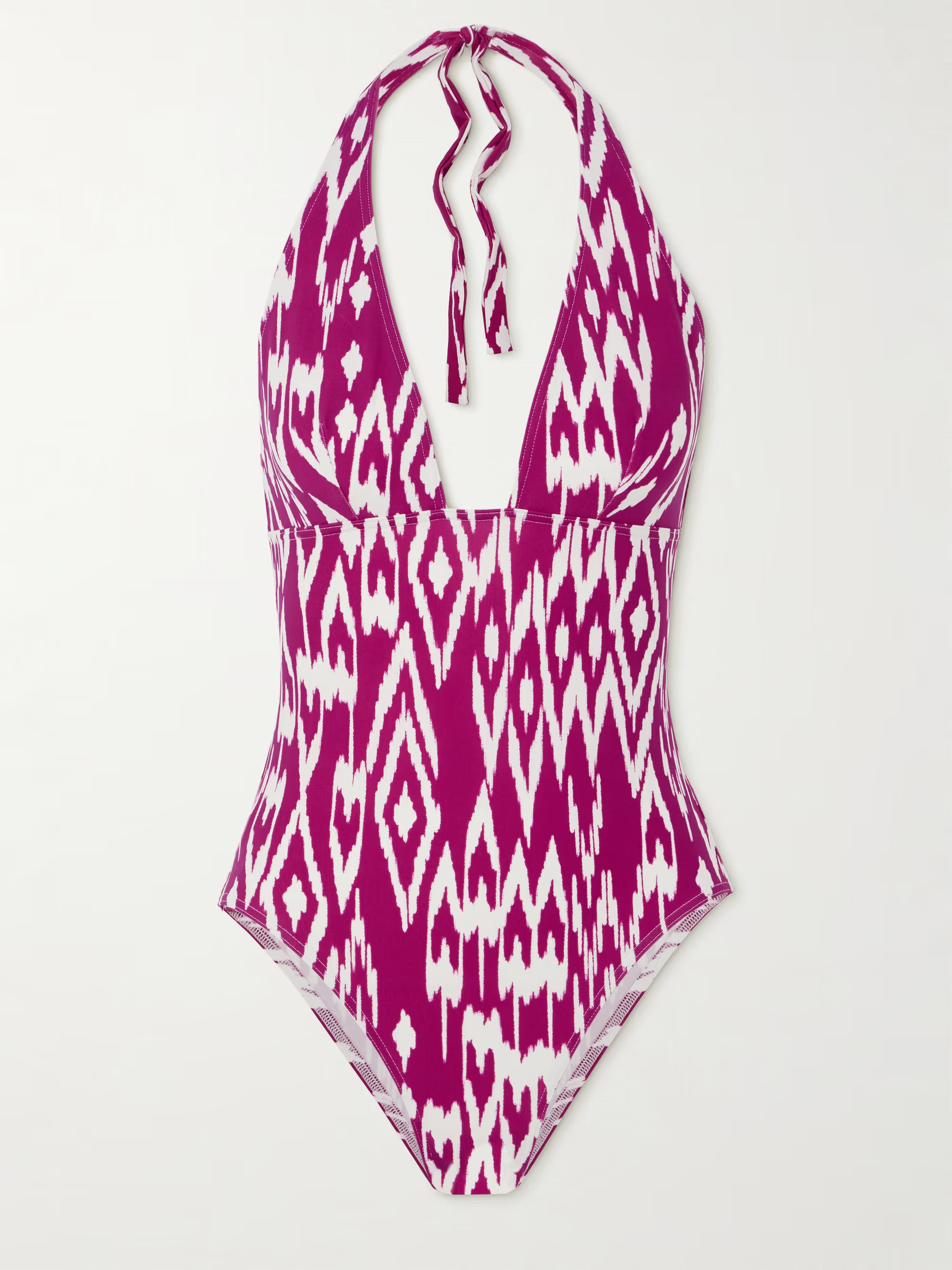 ERESSunny printed halterneck swimsuit | NET-A-PORTER APAC