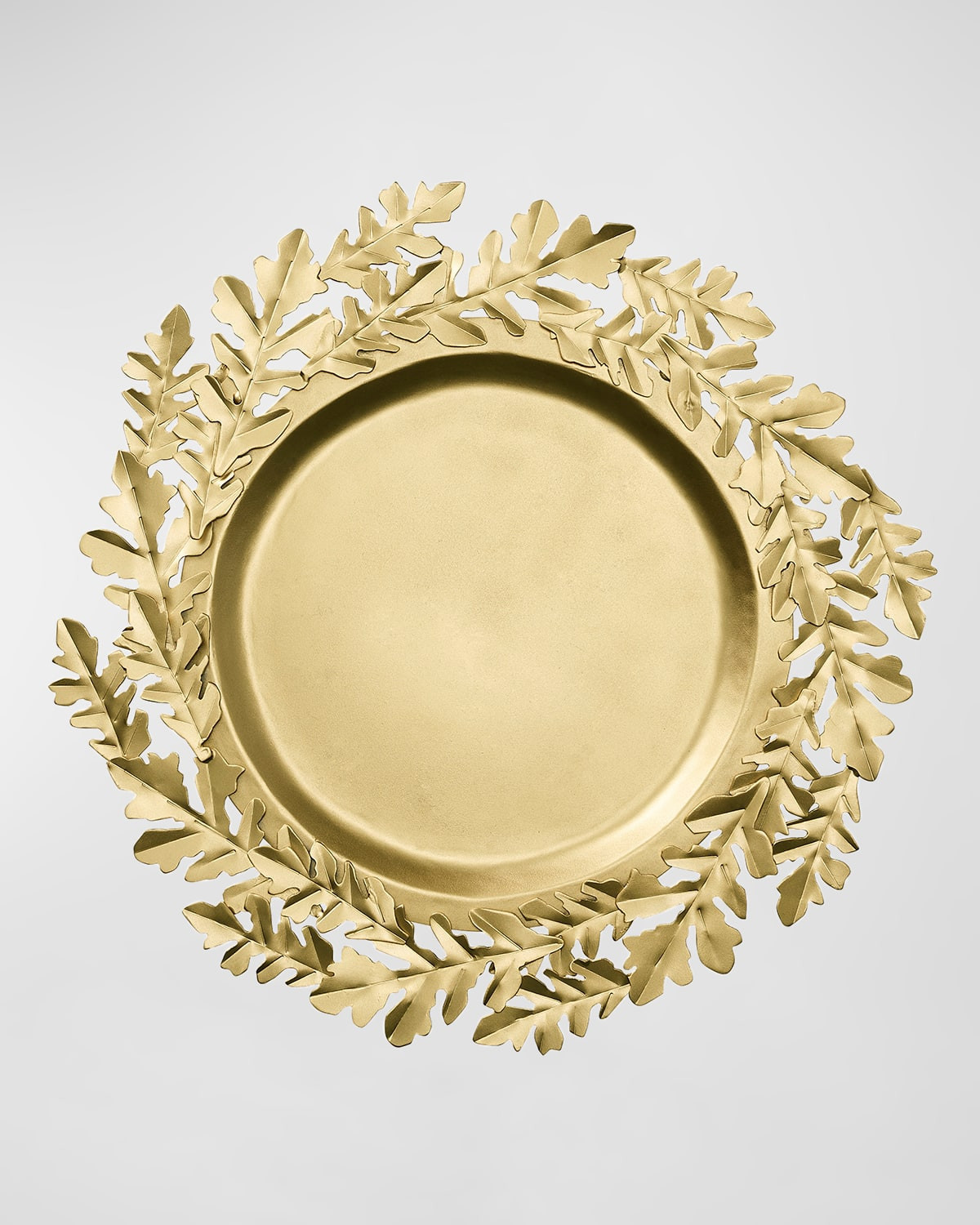 Gilded Leaves Charger | Neiman Marcus