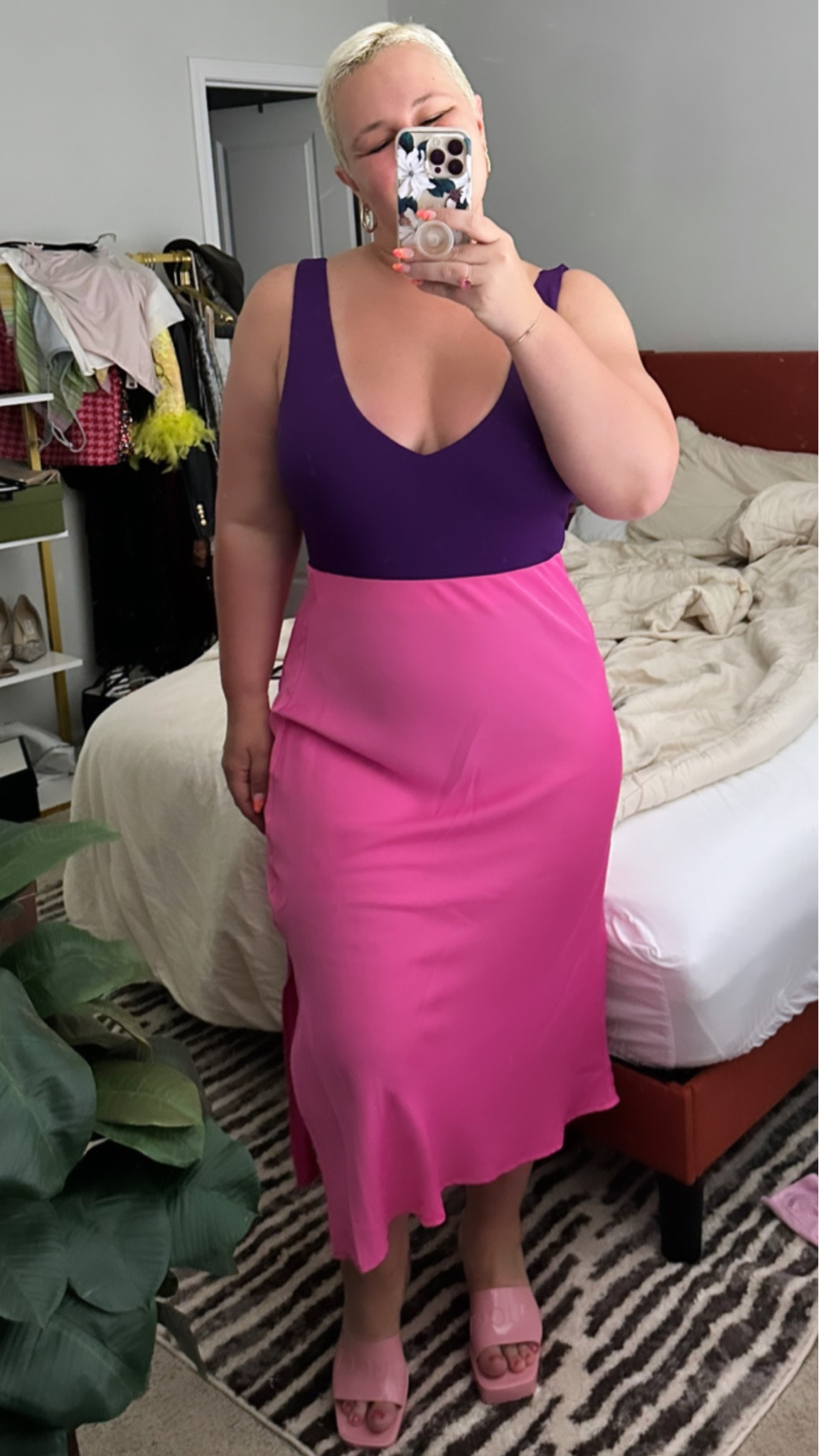 Ended up pairing this color block combo with a belt and it ended up raining so I changed to sneakers. Linking it all and a similar skirt that comes in so many colors that I’m about to order!

#LTKunder50 #LTKsalealert #LTKstyletip