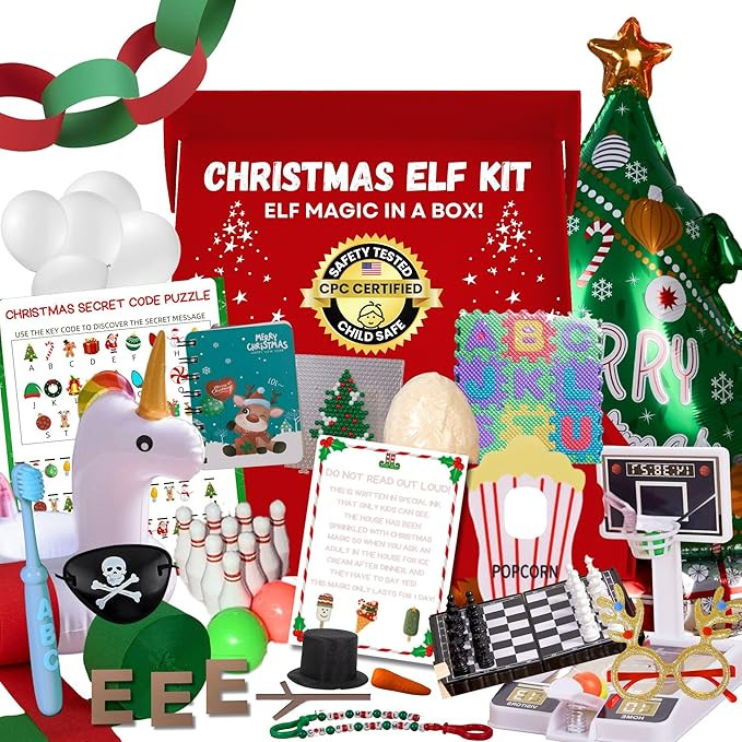 XOXO Parents Northpole Pro™ Elf Kit 24 Days of Christmas – Elf Magic in a Box™ with Daily E... | Amazon (US)