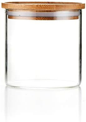 Sweejar Glass Food Storage Jar with Lids(18 OZ),Airtight Canisters Sets for Kitchen,Food Storage ... | Amazon (US)