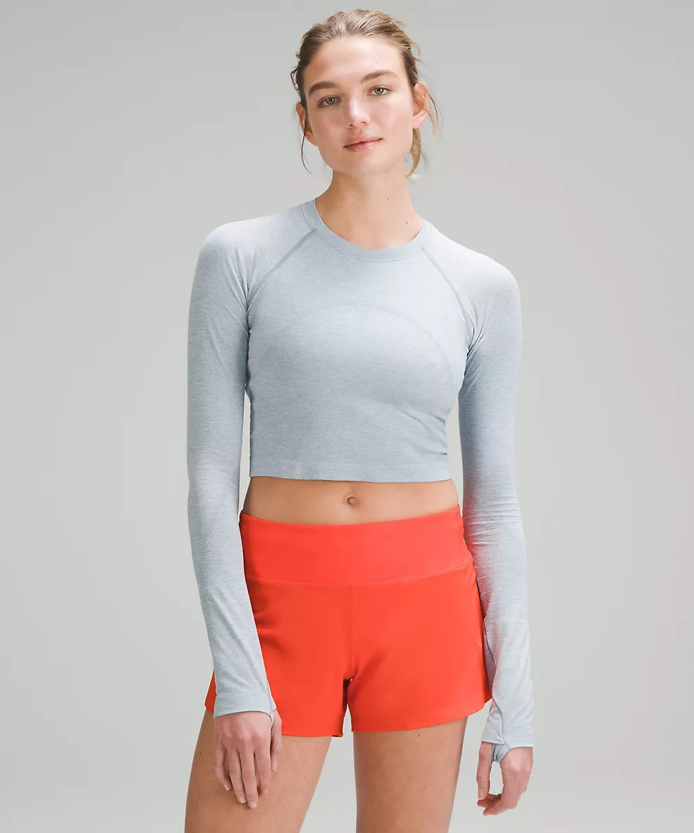 Swiftly Tech Cropped Long-Sleeve Shirt 2.0 | Lululemon (US)