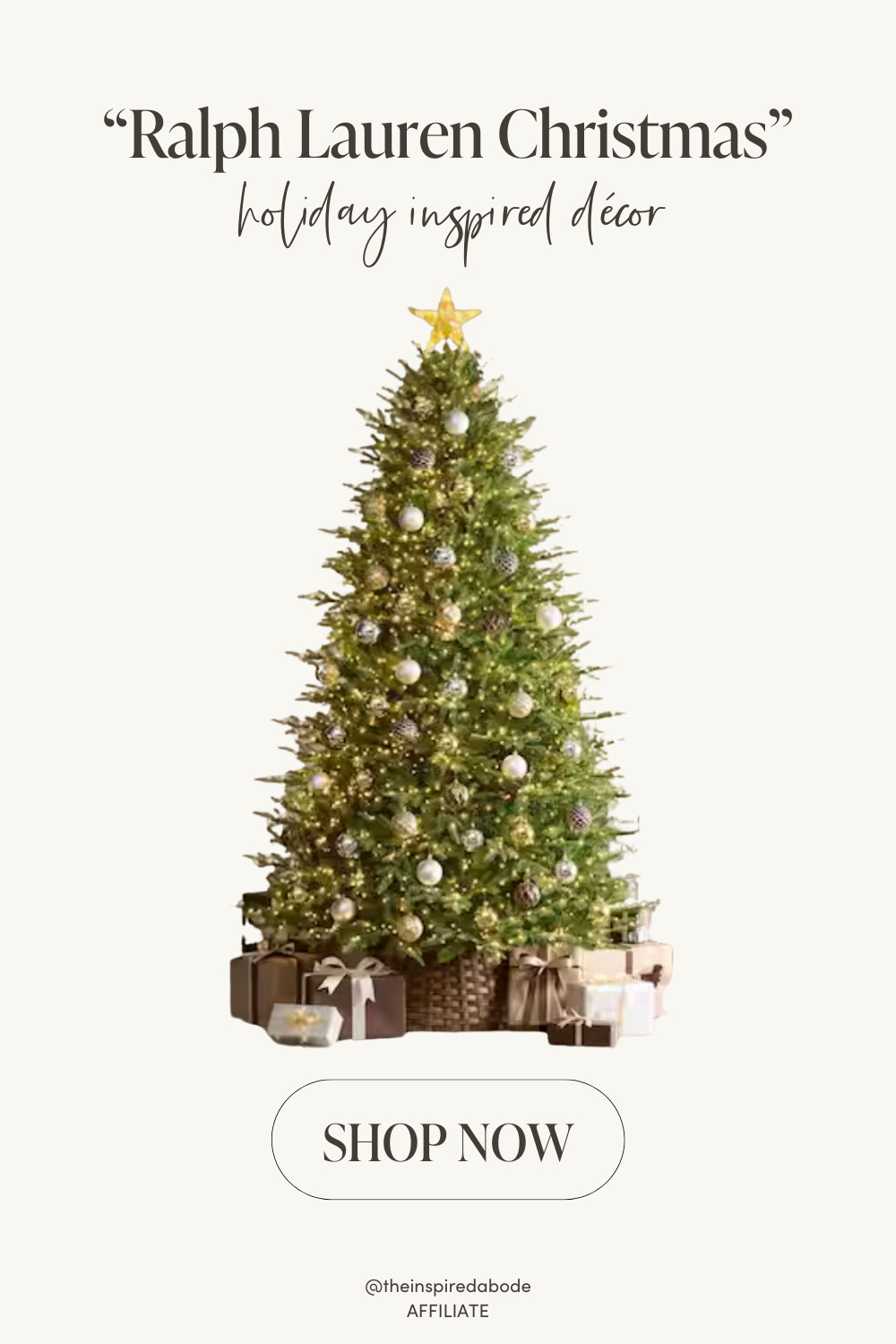 A full, twinkly, gorgeous Christmas tree — the perfect base for classic red & green decor! 

 #LTKHoliday #LTKHome