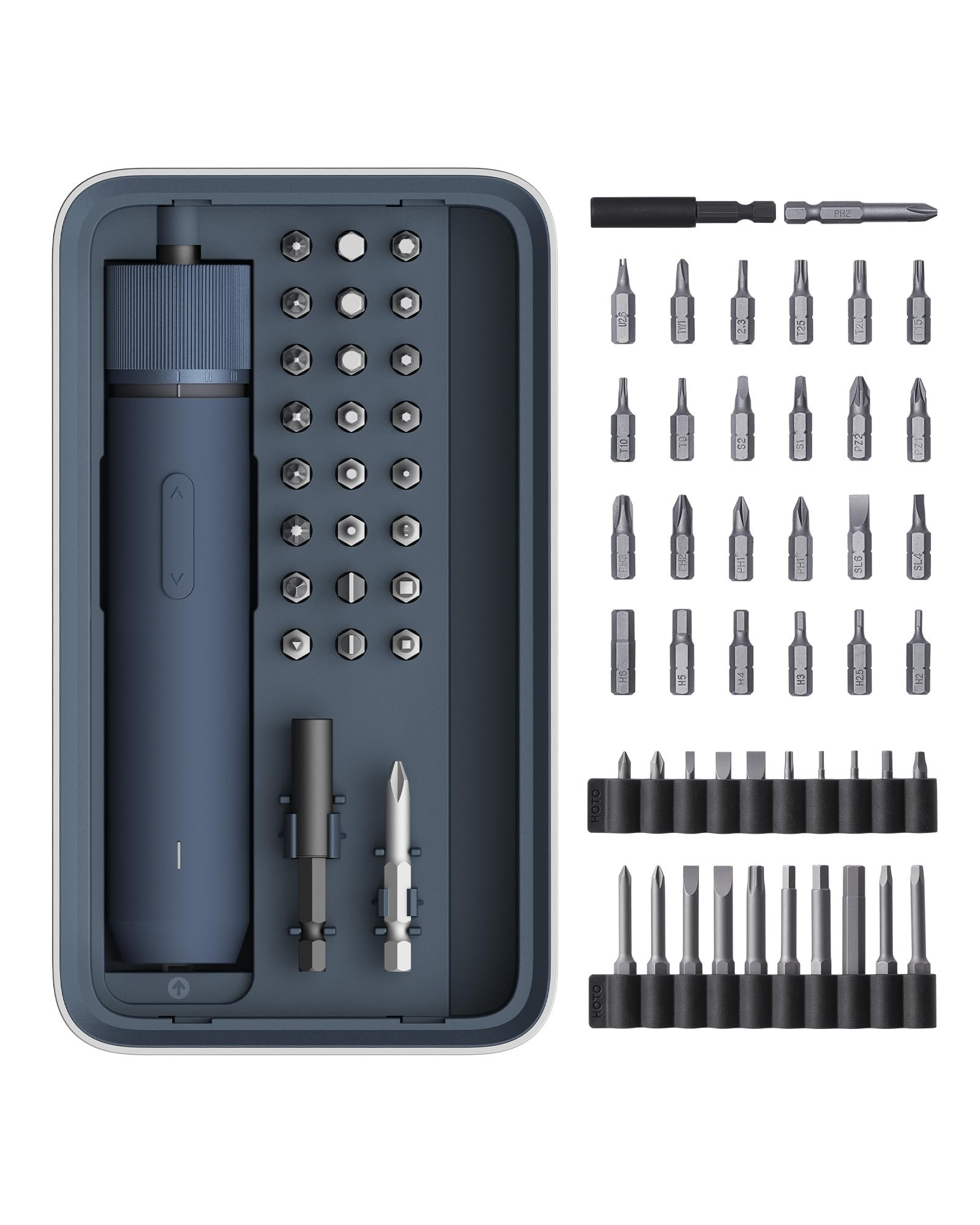 HOTO Electric Screwdriver Rechargeable,25+20 Extra Bits Enhanced Set,3.6V Cordless Screwdriver Se... | Amazon (US)