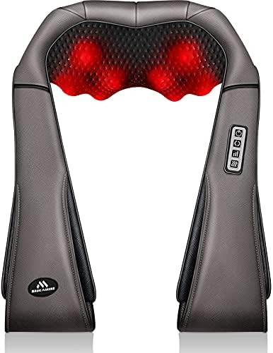 Neck Massager Gift for Family/Friend, Back Neck Massager with Heat, Shiatsu Back Massager Kneadin... | Amazon (US)