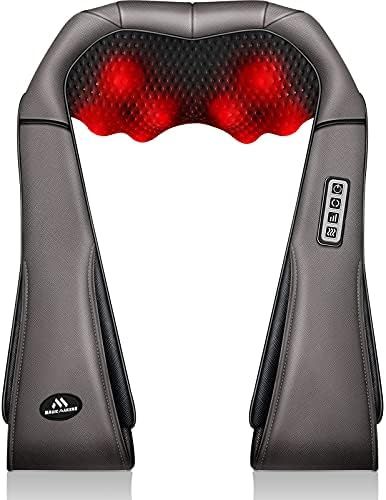 Amazon.com: Back Neck Shoulder Massager with Heat - Deep Tissue Kneading Electric Back Massage fo... | Amazon (US)