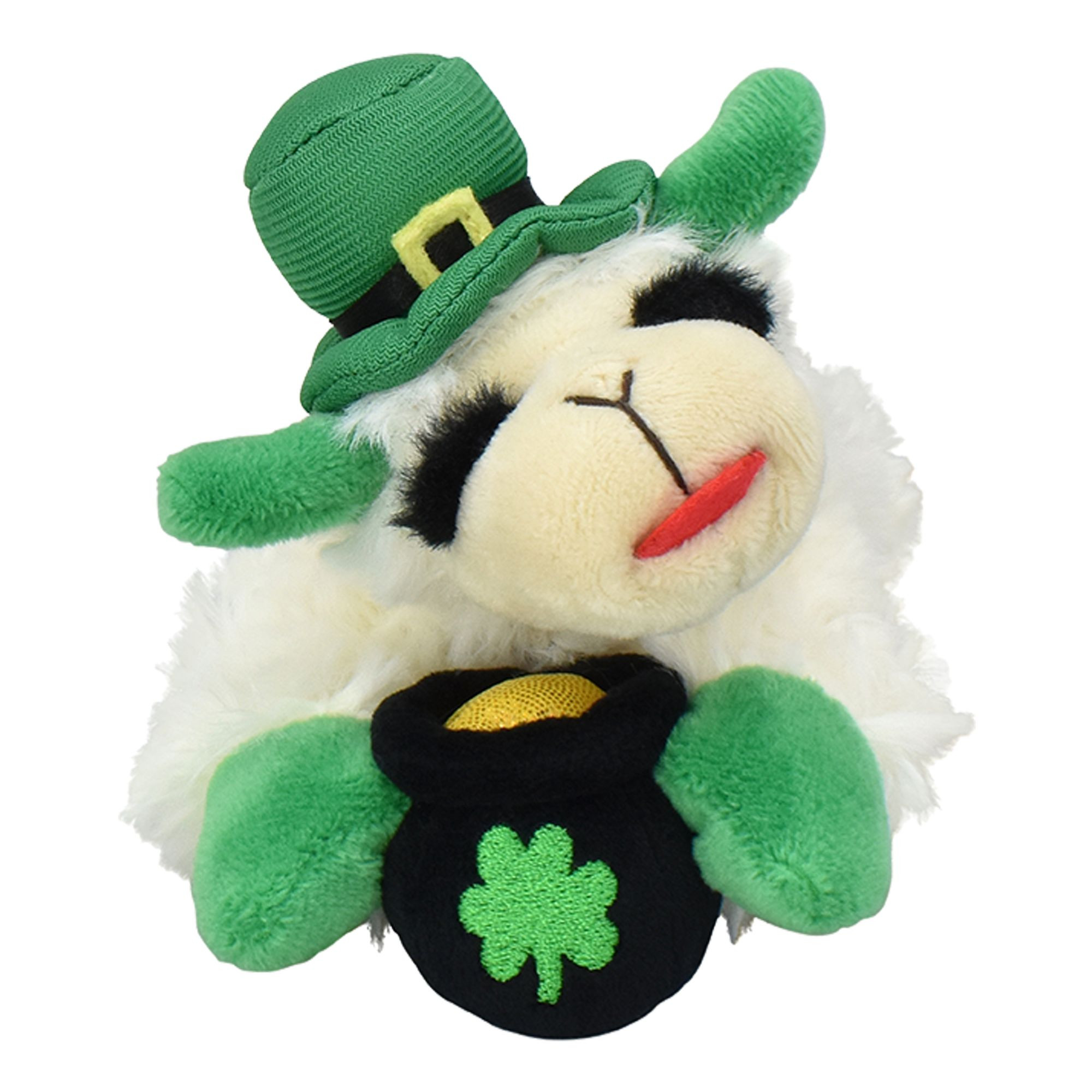 MULTIPET'S LAMB CHOP HOLDING POT OF GOLD DOG TOY | PetSmart
