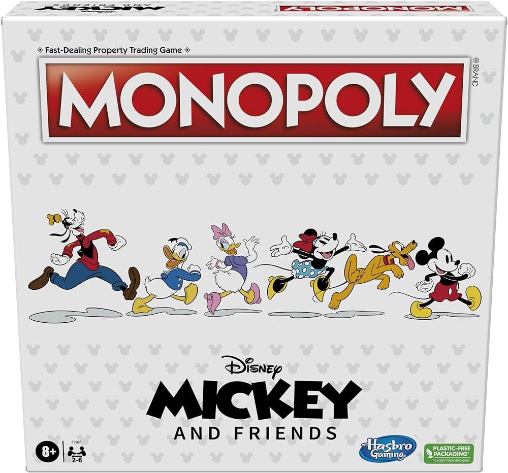 Hasbro Gaming Monopoly: Disney Mickey and Friends Edition Board Game, Ages 8+ | Amazon (US)