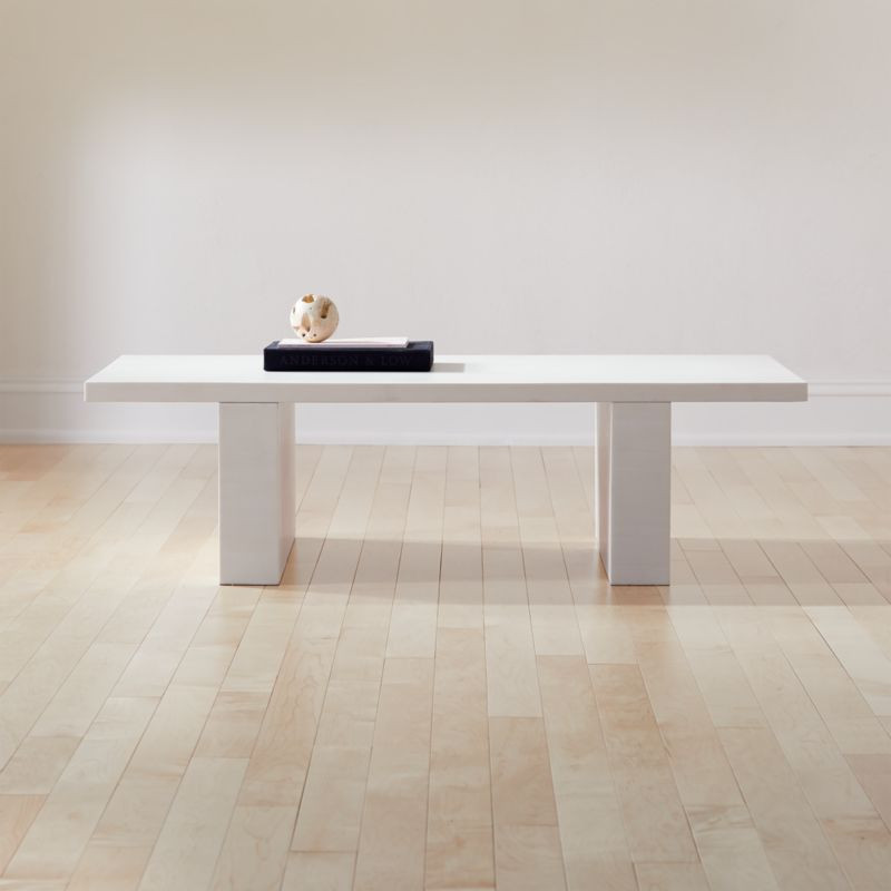 Coated Resin Coffee Table + Reviews | CB2 | CB2